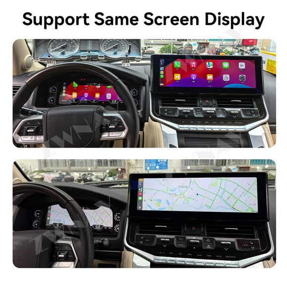 ZWNAV 12.3 inch car LCD digital instrument panel instrument cluster speedometer suitable for Toyota Land Cruiser LC200 2008-2015 LCD Instrument Cluster