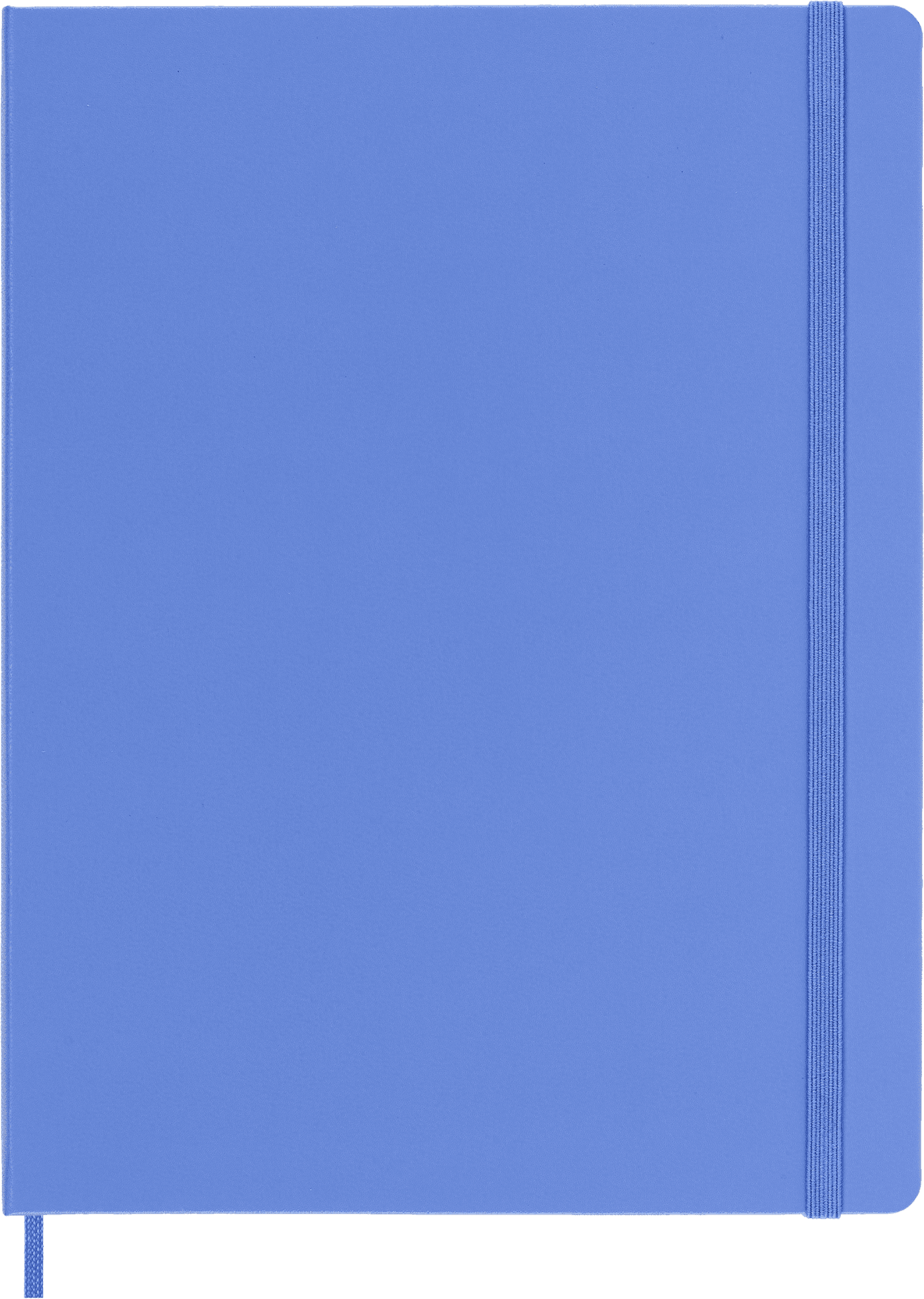 Moleskine Classic&nbsp; Notebook, Hard Cover, XL (7.5" x 9.75"), Plain, Hydrangea Blue