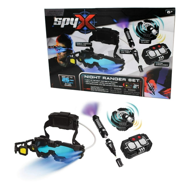 Set SpyX Night Ranger con gafas, alarma, disfraz de voz y bolígrafo
