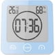 thumbnail image 2 of Reloj De Baño Azul, Reloj De Ducha con Control Táctil A Prueba De Agua, Alarma Digital Lcd, Termómetro Higrómetro, Temporizador De Cuenta Regresiva, Funciona con Pilas, para Cocina M, 2 of 5