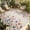 Coral Pink, variant on Indoor Outdoor Area Rugs,Hummingbird Flower Watercolor Washable Patio Rug Non-slip Quick Dry Camping Rugs,Green Leaves Watercolor Gradient Floor Carpet for Porch Deck Backyard RV Decor,4x6ft