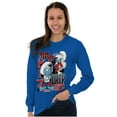 thumbnail image 4 of The Smurfs Kanji Peep The Drip Long Sleeve TShirt Men Women Brisco Brands X, 4 of 6