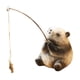 thumbnail image 2 of Bonita figura de animal de pesca, adorno de mesa, artesanía fina, arte creativo Panda, 2 of 9
