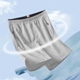 thumbnail image 1 of pstuiky Pantalones cortos para hombre, Pantalones cortos casuales holgados de color liso con cremallera, bolsillo, cordón y cintura elástica para hombre Pantalones cortos cargo, 1 of 6