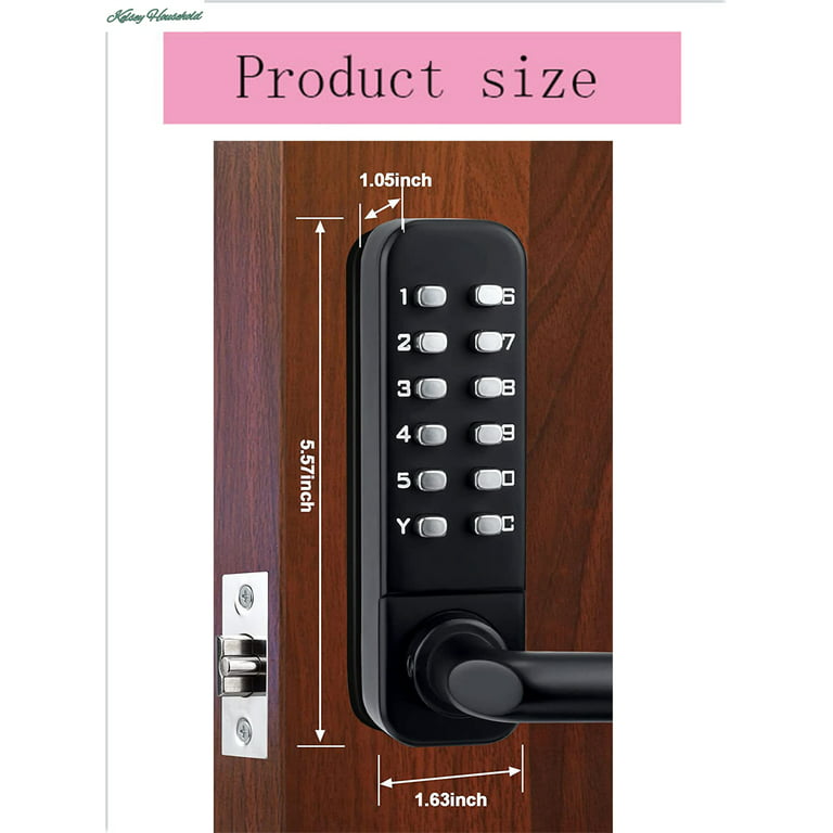 Full Size Combination Security Keyless Double Sided Mechanical