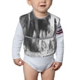 thumbnail image 6 of Hirioo Heroic Lion Encounter for Baby Waterproof Pocket Bib Adjustable Closed for Babies Toddlers with Large Pocket 6-24Months, 6 of 8