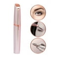 thumbnail image 3 of Eyebrow Trimmer for Women, 2 in 1 Rechargeable Facial Hair Remover with Replaceable Heads, Professional Painless Personal Hair Removal Eyebrow Razor with Indicator Lights, 3 of 7
