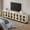 Beige, variant on Modern 63 Inch Modern TV Stand, Glass Doors Entertainment Center with Adjustable Shelves & Metal Base, Media Console for 32-70 Inch TVs, Living Room Bedroom, Beige
