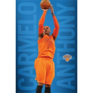 Klew NBA New York Knicks Men's Carmelo Anthony Ugly Sweater, Orange