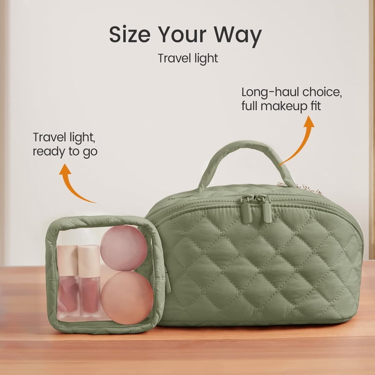 Quilted Puff Backpack Set with Wristlet, Travel-Ready Puffer Backpack - Universal Thread™ : Target main image 4