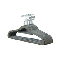 Yonrjhukm Children's Velvet Non-Slip Hangers, Space-Saving Kids' Clothes Hangers, 360° Rotating Hook, Durable ABS Plastic, Ideal Gift for Baby Showers and Young Parents