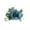 Blue, variant on Elegant Floral Curtain Tie Backs Decorative Holdbacks for Window Drapery Rose Tieback Clips Ideal for Home Décor