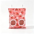 thumbnail image 2 of huayou Hanging Hay Feeder Bag with Double Round Eating Holes, Canvas Grass Storage Pouch for Rabbits, Guinea Pigs & Small Rodents, Easy To Hang On Pet Cage For Daily Feeding Use, 2 of 7