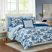 Modern Threads 8-Piece Shaya Toile Floral Adult Unisex Bed in a Bag , King