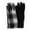 White/Black, variant on CTM  Buffalo Plaid Touchscreen Winter Gloves (Women)