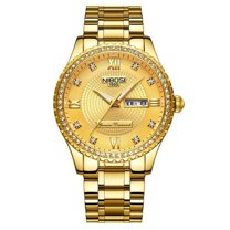 NIBOSI 2022 New Gold Watch Women Watches Ladies Creative Steel Women's Bracelet Watches Female Waterproof Clock Relogio Feminino
