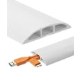 thumbnail image 1 of Cubierta Para Cables Y Cables De Piso Bates - Protector Para Cables De Extensión De 10 Pies, Color Blanco, 1 of 5