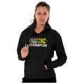thumbnail image 3 of PACMAN Champion Hungry Foodie Hoodie Sweatshirt Women Men Brisco Brands S, 3 of 6
