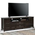 thumbnail image 2 of Simpli Home Burlington 72 inch TV Media Stand-Color:Espresso Brown, 2 of 8