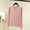 Pink, variant on Jesvior Women'S Long Sleeve Pajama Top Loose Casual Sleepwear Tunic Blouse with Pockets for Home Lounge