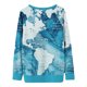thumbnail image 5 of Sudadera de manga larga con estampado de mujer Blusa informal Tops Pompotops  gfhjh9614, 5 of 5
