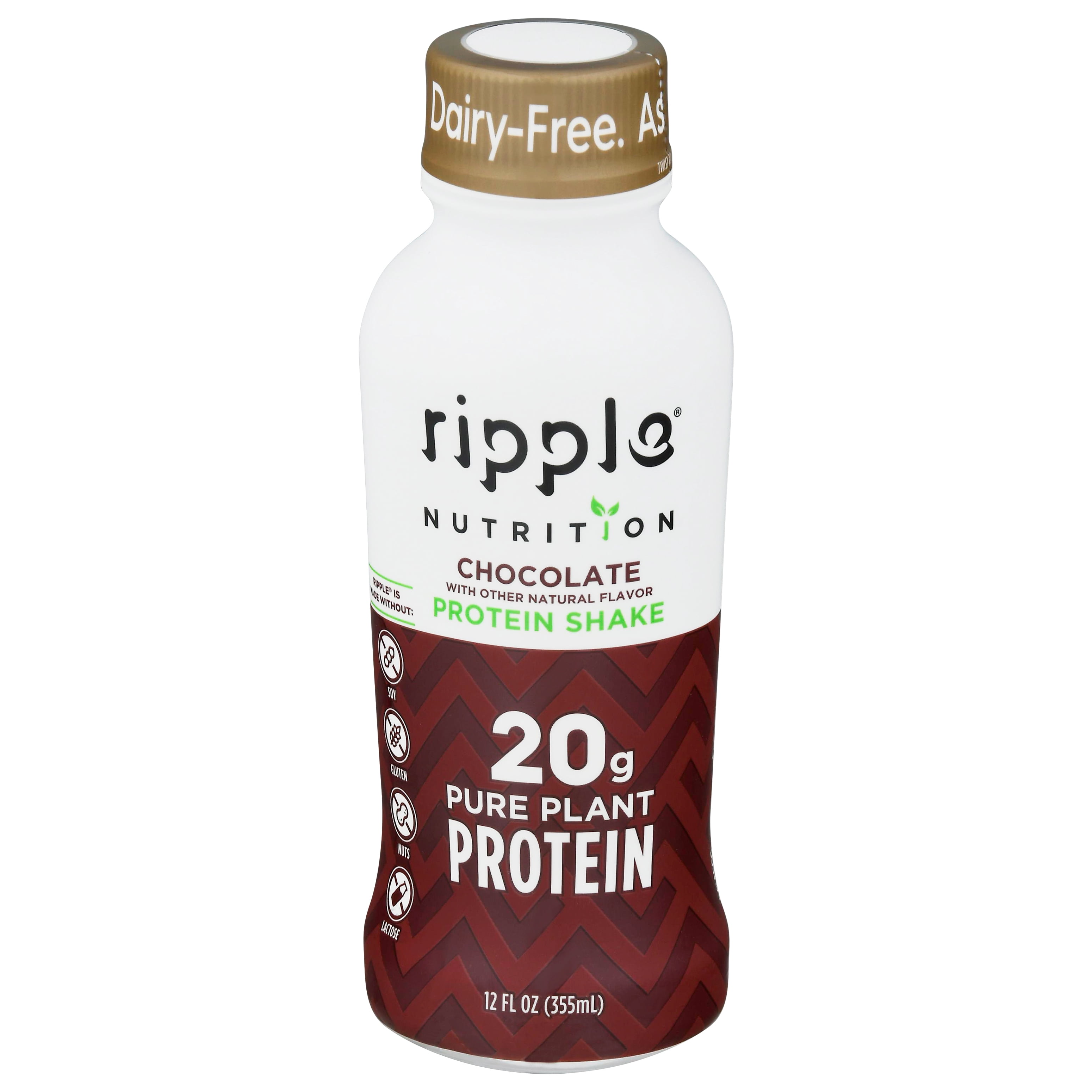 Ripple: Chocolate Protein Shake, 12 Fo