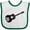 White and Green, variant on Inktastic Grunge Guitar Boys or Girls Baby Bib