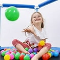 thumbnail image 3 of CZBZ 55'' Toddler Trampoline with Safety Enclosure Net, 4.5FT Indoor Mini Trampoline for Kids Ages 1-8, Small Outdoor Full Anti-Rust Baby Trampoline, Gifts for Boys, Girls, 3 of 14