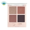 MINERAL FUSION Vegan Eye Shadow Palette, Girls Night Out | 4 Blendable Shades Matte, Satin, Shimmer