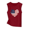thumbnail image 3 of Aoochasliy Tank Tops for Women Women's Sleeveless Tank Tops O-Neck Printing Sleeveless Casual Loose Vest Tops, 3 of 4