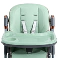 thumbnail image 6 of Cochildor Foldaway 3-in-1 High Chair for Babies & Toddlers, with 5 Point Harness, Tray, Foot Rest and Wheels, Green, 6 of 9