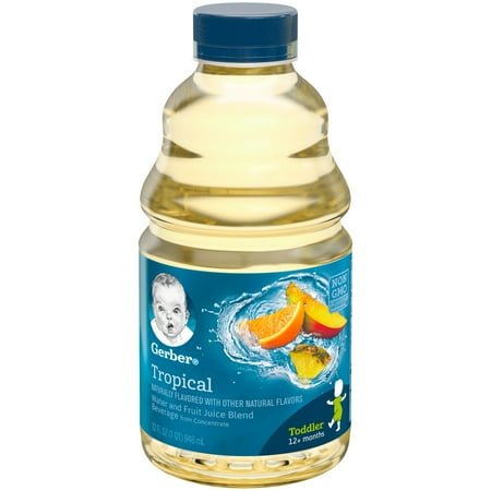 Gerber Fruit Splashers Tropical Beverage 32 fl. oz. Bottle