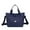 Dark Blue, variant on Nylon Tote Bag for Women Waterproof Cross Body Handbags Purses with Zipper Pocket Shoulder Bag Ladies Casual Satchel