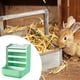 thumbnail image 5 of Comedero de heno para animales pequeños, práctico y duradero, para conejos. verde, 5 of 7