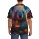 thumbnail image 3 of Fotbe Forest Koala Camisa Estampada de Manga Corta para Hombre, Casual de Verano, Estilo Playero, Sin Arrugas-3X-Large, 3 of 5