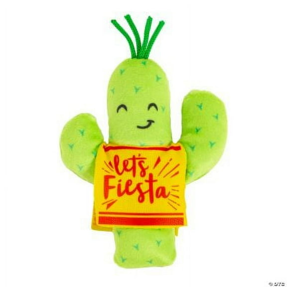 Plush Fiesta Cactus, Cinco de Mayo, Toys, 12 Pieces