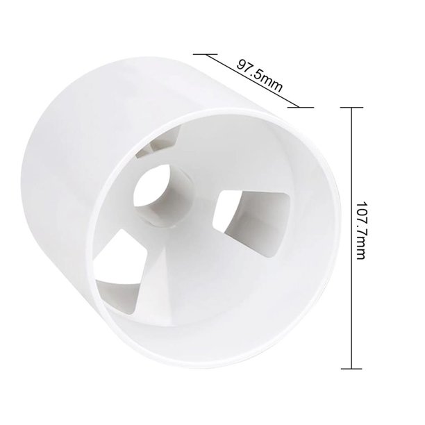 Cup Abs Plástico Desmontable Putting Green Hole Cup Embudo Fan Blade Drenaje Diseño Golf Accesorios Para Ball Flagpole Eigraketly OD005247-00