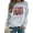 Light Gray-39, variant on Merry Christmas Womens Sweatshirt – Cozy Long Sleeve Crewneck Pullover Top