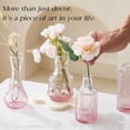 thumbnail image 2 of Set de jarrones Glass Bud Ulodimi Vintage Crystal, 20 unidades, color rosa, 2 of 7