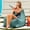 Breeze, variant on Jaxx Juniper Outdoor Bean Bag Patio Chair & Poolside Lounge, Taupe Striped