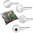 thumbnail image 4 of Nawypu  Set of 2 Cactus Decorative Throw Pillow Covers Tropical Plants Square Pillow Cases Summer Decorations Outdoor Sofa Couch Home Bed Decor Cushion Covers, 4 of 6
