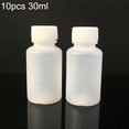 thumbnail image 2 of 10Pcs 30ml Clear Scale Refillable Sealed Chemical Bottles Liquid Vials Container, 2 of 4