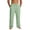 Green-5, variant on Stamzod Cotton Linen Pants Men Men's Pants Loose Straight-Legs Drawstring Waist Home Pant Comfy Fashion Beach Yoga Men Pants