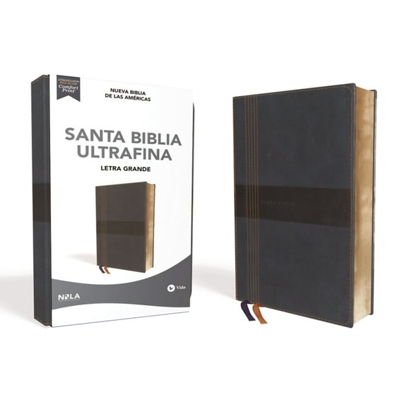 Nbla Santa Biblia Ultrafina, Letra Grande, TamañO Manual, Azul (Thinline