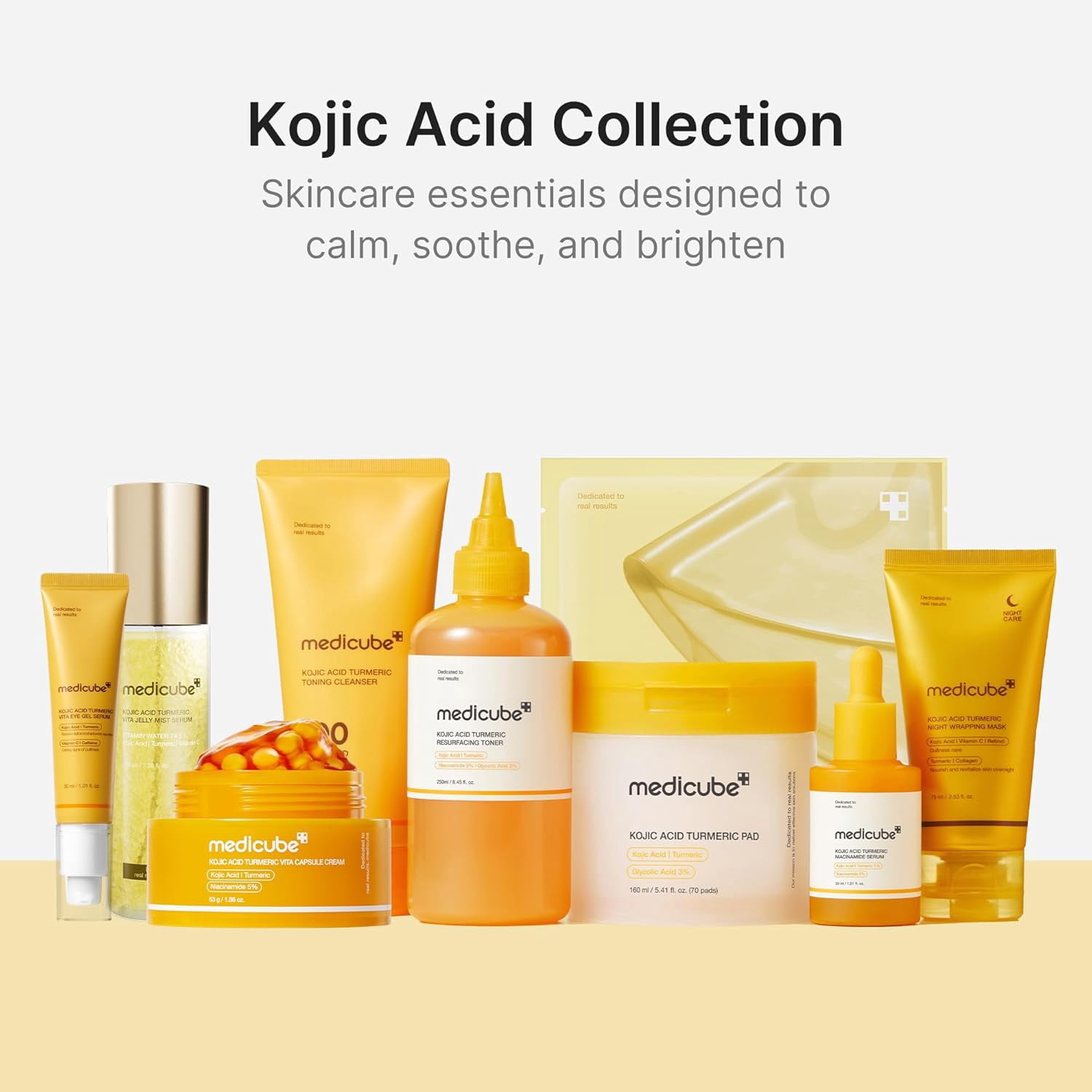 Medicube Kojic Acid Turmeric Night Wrapping Mask, 2.53 fl oz.