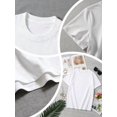 thumbnail image 3 of 【New Arrival】Blessed To Be Called Mom And Grandma Rainbow Flower Graphic T-Shirt, Women Family Grandma Casual Short Sleeve Tee, 3 of 10
