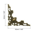 thumbnail image 2 of 42mm Metal Book Corners, 24pcs Photo Corners Book Corners Protector Retro Metal Decorative for Crafting, Bronze, 2 of 5