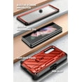 thumbnail image 5 of SUPCASE Unicorn Beetle Pro Series Case for Samsung Galaxy Z Fold 3 5G (2021), Full-Body Dual Layer Rugged Case with Built-in Screen Protector & Kickstand & S Pen Slot (Ruddy), 5 of 10