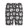 thumbnail image 3 of Picia Husky Pajama Shorts for Men, Men's Pajama Bottoms, Sleepwear,Short Pajama Pants-4X-Large, 3 of 9