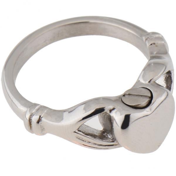 2 Urnas de Cremación de Corazón únicas para Guardar de Los Seres Queridos, Joyas Conmemorativas para Mujeres, Tamaño Yuyangstore Urna Cenizas Anillo Encanto Cremación